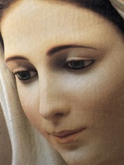 MEDJUGORJE VIRGEN VIRGIN MARIA MARY VTG 17”x14”