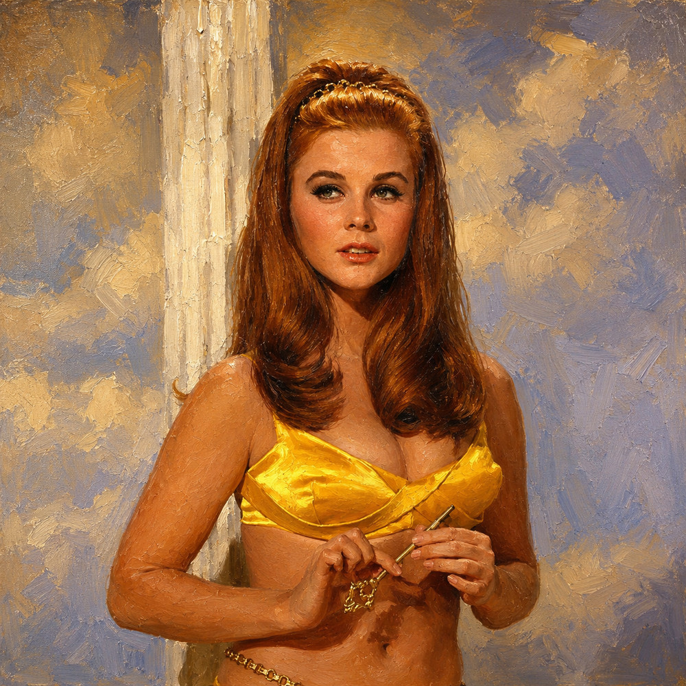 Famous Actress Ann Margret Oil Painting Art Print Picture Poster