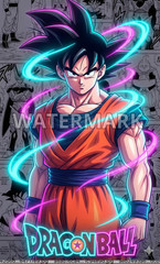 GOKU DRAGON BALL poster print 8.5»X14» home decor glossy paper #1