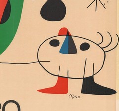 JOAN MIRO Les Fauves 20″ x 26″ Lithograph 1966