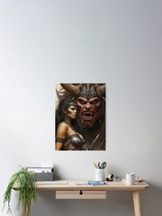 The Battle Women Daily Fight Poster Feminist Empowerment Inspirational Wall Art