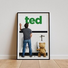 TED Movie Poster Classic Movie Wall Art Vintage Art Print Home Decor Christmas