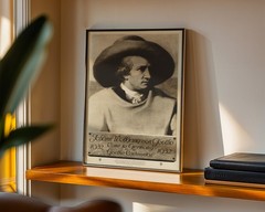 Johann Wolfgang von Goethe. Come to Germany for the Goethe Centennial Retro Trav
