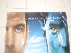 Avatar BANNER Movie Poster 3x5ft. print huge Rare art decor 2009 James Camero