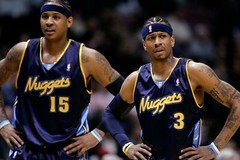Denver Nuggets Carmelo Anthony & Allen Iverson Poster (20×30) inches