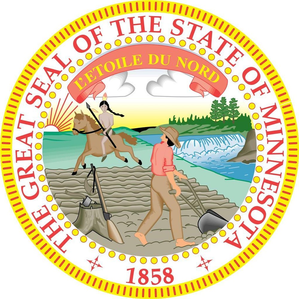 STATE OF MINNESOTA SEAL GLOSSY POSTER PICTURE BANNER PRINT PHOTO 7961