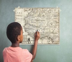 Negroland Map 1747 West African American History Slave Trade Wall Art Poster