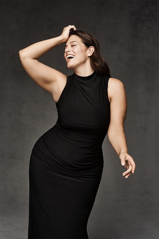 Ashley Graham Celebrity Attractive Model Sexy Girl Wall Art Home – POSTER 20×30