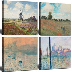 Impression Paintings by Claude Monet Art Reproduction Giclee Canvas Wall Art …