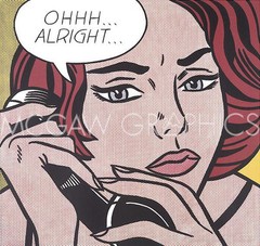 LICHTENSTEIN ROY – OHHH…ALRIGHT…, 1964 – ART PRINT POSTER 11″ x 14″ (601)