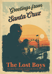 Santa Cruz The Lost Boys Wall Collage Postcard Style Poster
