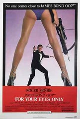 Art Print 1981 Poster 007 James Bond ‘For Your Eyes Only Movie Roger Moore Decor