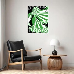 401590 Bohemia La Habana Cuba green and white fashion WALL PRINT POSTER US