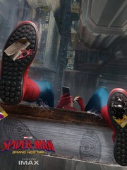 Spider-Man Donut Break Poster – Upside Down NYC Swing