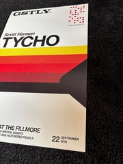 TYCHO Ghostly DETROIT Fillmore Michigan Promotional poster 2016 MINT ORIGINAL!