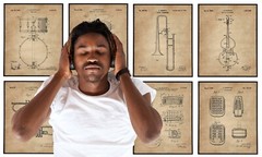Set of 8 Jazz Instruments Patent Wall Art Prints (8×10) Gifts for Musicians