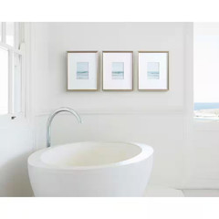 3-Piece Adylnn Silver Framed Beach Art Set 15 In. X 12 In.