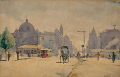 Melbourne from St. Kilda Road : Eveline Winifred Syme : Archival Art Print