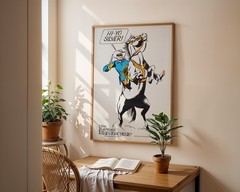 The Lone Ranger Poster 1966 Animated Western TV Cartoon Hero Series Art Print