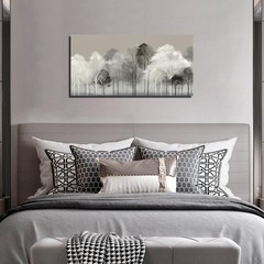 Prepeyssee Black and White Tree Wall Art for Living Room Large Landscape Mode