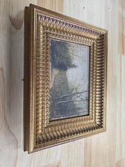 6.5″x8.5″ Horizontal Landscape Road Framed Wall Art – Hearth & Hand Magnolia