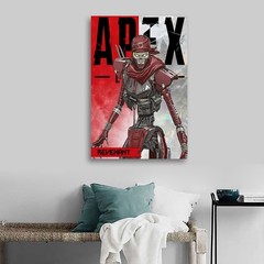 Stylized Revenant Apex Legends Art Print, Canvas art wall decoration