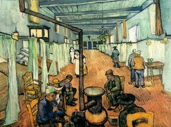 022 Vincent Van Gogh – Dormitory In The Hospital 1889 – Giclée Fine Art