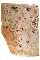 Piri Reis 1513 Historical World Map Cool Wall Decor Art Print Poster 12×18