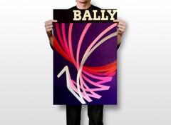 Bally Shoes Creative Lines Original Vintage Wall Art Home Decor – POSTER 20×30