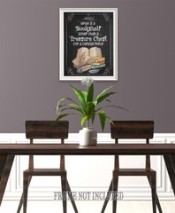 What Is A Book shelf Other Than A Treasure Chest – Unframed Poster or Canvas Art