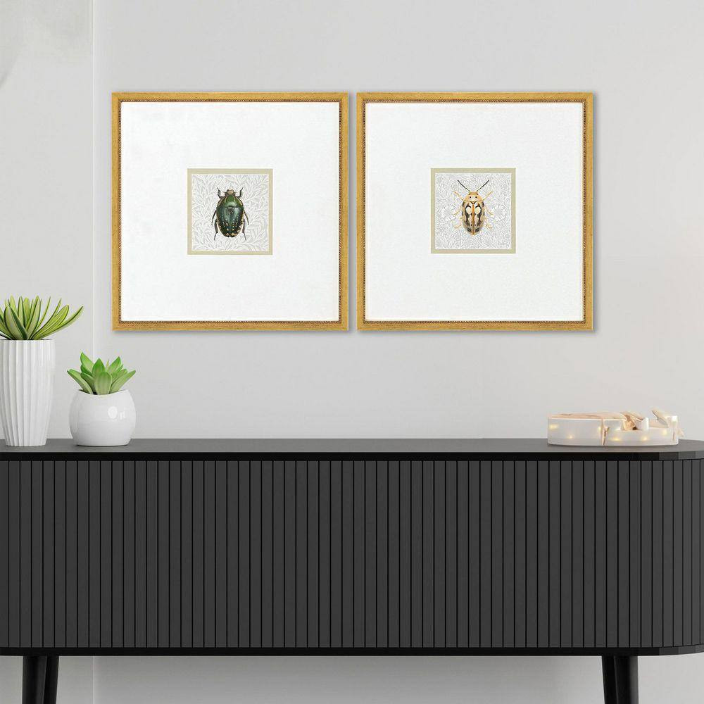 Nai 2 Piece Framed Canvas Transfer Animal Art Print 17 In. X 17 In.