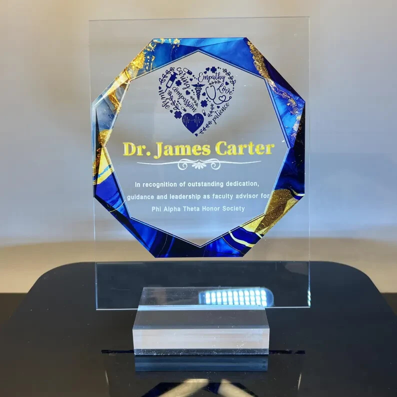 Custom Employee Award Plaque – Retirement or Appreciation Gift for Staff & Manag