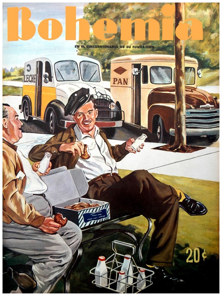Wall Quality Decoration Poster.Home room art.Milk and Bread seller.6565