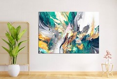 Green Gold Marble,Green Prints,Marble Wall Decor,Gold Marble Decor Canvas