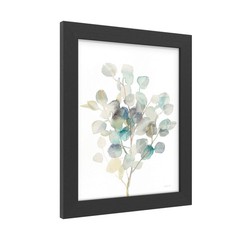 Trademark Fine Art ‘ Eucalyptus III White ‘ Black Frame by Danhui Nai 11×14
