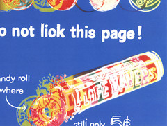 ANDY AFTER WARHOL Ads: Life Savers (Blue) 34″ x 34″ Poster 2004 Pop Art