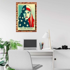 368211 We The People March Trump Protest Muslim Women Decor Print Poster