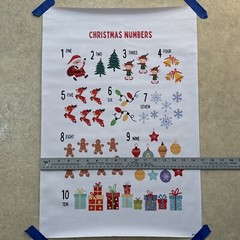 Christmas Numbers Poster ✅ Kid Child Christmas Decor ✅ Wall Art Canvas Poster
