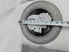 Set Of 3 Framed Gothic Halloween Skeleton Framed Cameo Wall Decoration Victorian