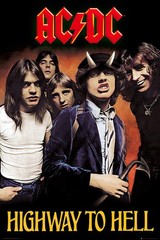 AC/DC- Highway To Hell Poster 24 x 36in 36″L x 24″W, Multicolor