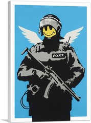 Happy Face Flying Copper Canvas Art Print Stretched Framed Painting Picture P…
