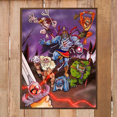 «Thundercats Vintage 80s Poster 18×24 – Classic Retro Cartoon Wall Art Print 01
