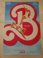 NEW BARBIE 2023 Movie Poster Margot Robbie Ryan Gosling 12 x 18″ FOLDED FREE SHP