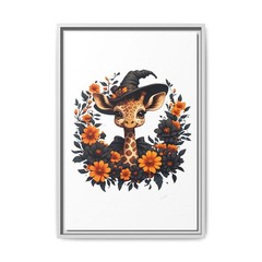 Whimsical Halloween Witchy Giraffe Collection by Crash PDF Wall Decor Download