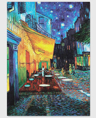 🆕VAN GOGH 32″x24″ POSTER ~CAFÉ TERRACE AT NIGHT~ Art Museum Paintings print