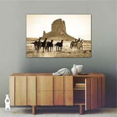 Wild Horse Art, Sepia Prints, Monument Valley, Southwestern Arizona Photography
