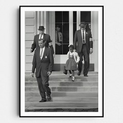 Ruby Bridges Walking To School – Civil Rights 1960s USA Wall Art Poster Print