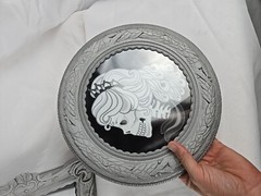 Set Of 3 Framed Gothic Halloween Skeleton Framed Cameo Wall Decoration Victorian
