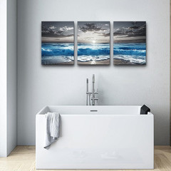 TTHYUEWS Beach Wall Art for Living Room Canvas Wall Decor for Bedroom Office Dec