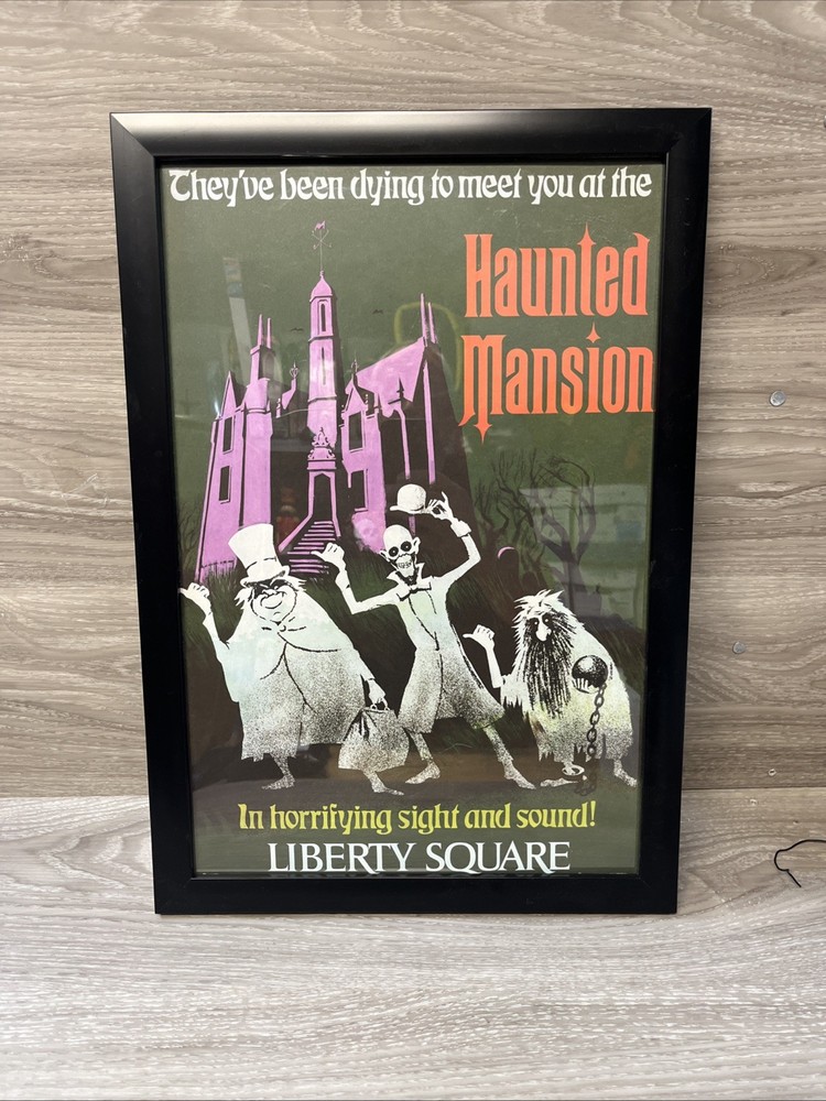 Haunted Mansion Attraction Poster 12″x18″ Disneyland New Orleans Square